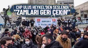 Türk halkı elektrik faturasını protesto etti